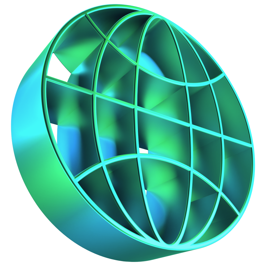 worldwide globe 3d illustration